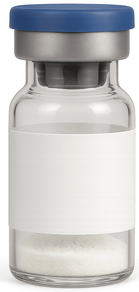 Ipamorelin 5 mg lyophilized peptide vial
